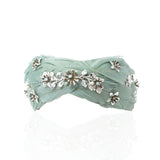 Diadema de Plumas plata