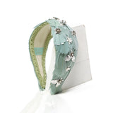 Diadema de Plumas plata