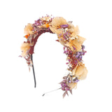 Diadema de Flores Malva