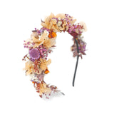 Diadema de Flores Malva