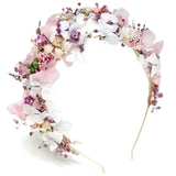 Diadema Flores Lila
