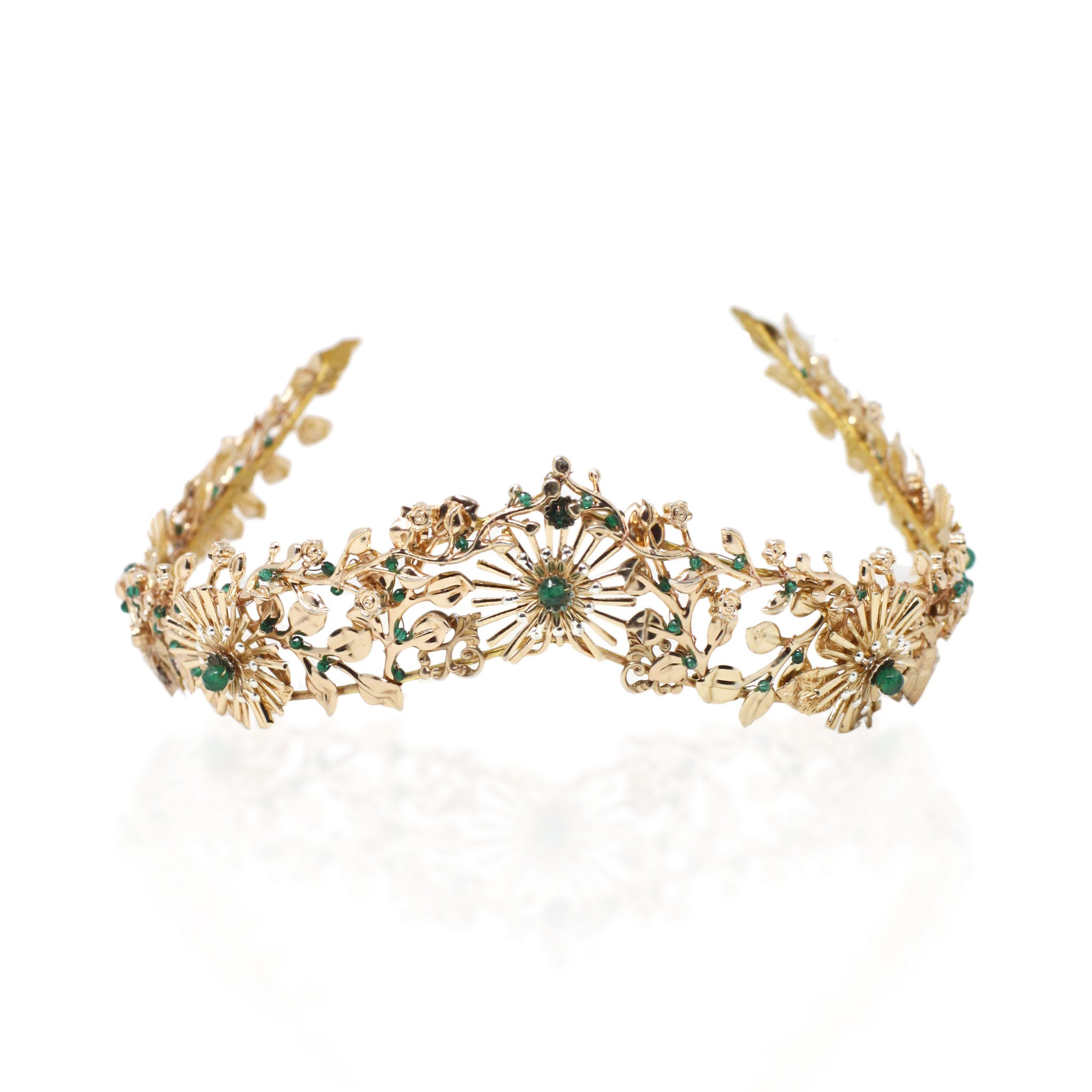 Corona Hada Verde para Novias