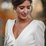 Corona Hada Azul para Novias perfil