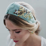 Mint Feather headband