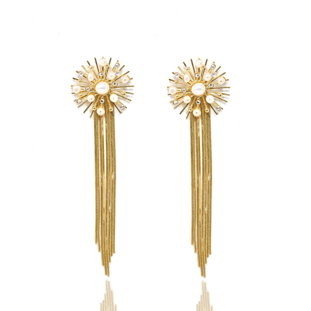 pendientes orion blanco